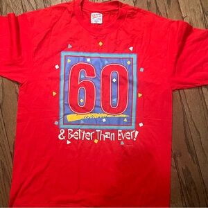 Woman/Men 60th bday t -shirt